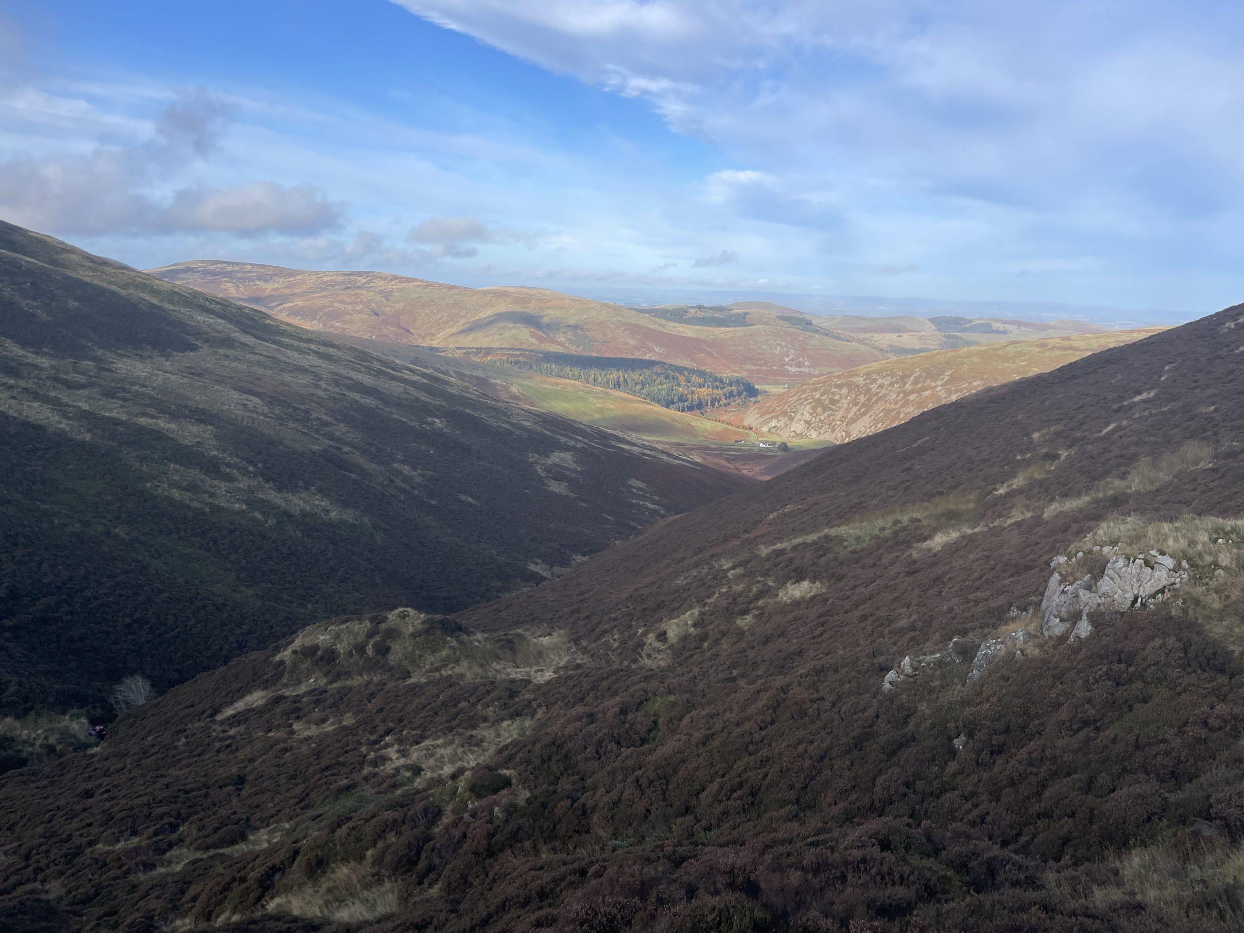 View of Bellyside Burn Valley