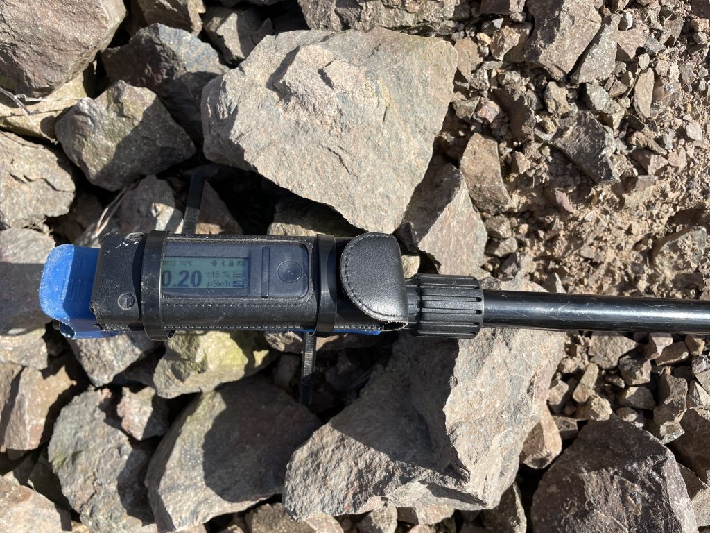 High Radioactivity at Erosion Point