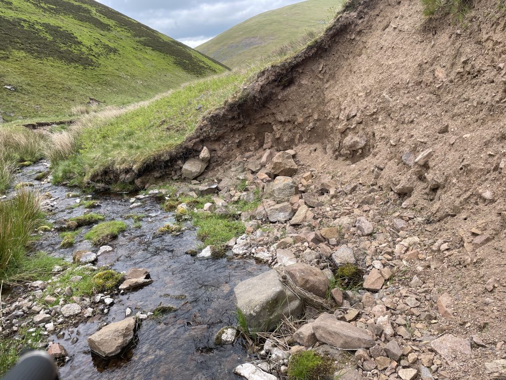 Radioactive Gabbro Dyke at Kingsseat Burn